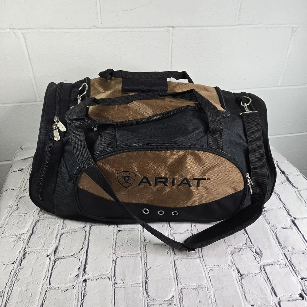 Ariat gear bag nylon boot and hat duffle bag carrier tote
